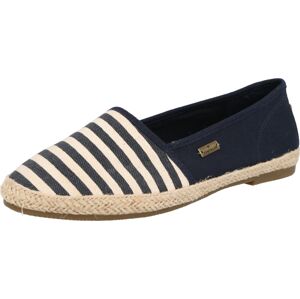 TOM TAILOR Espadrilky starobéžová / noční modrá
