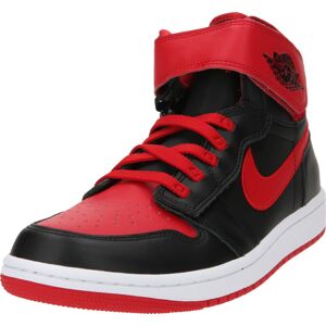 Kotníkové tenisky 'AIR JORDAN 1 HI FLYEASE' Jordan ohnivá červená / černá