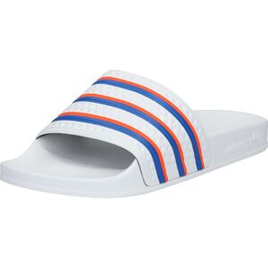 ADIDAS ORIGINALS Pantofle 'Adilette' modrá / oranžově červená / bílá