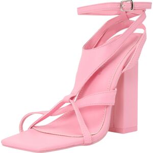 Public Desire Páskové sandály pink