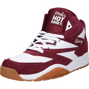 Kotníkové tenisky 'SPORT LITE X MIKES HOT HONEY' Patrick Ewing burgundská červeň / bílá