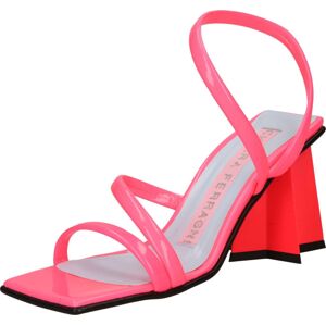 Páskové sandály Chiara Ferragni pink